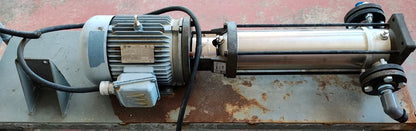 5HP Vertical Multistage Centrifugal Pump w/ 3 Phase Motor & E510 VFD, on Cart