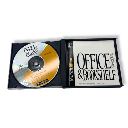 Microsoft Office Professional and Bookshelf Software CD | 1994 Vintage Windows