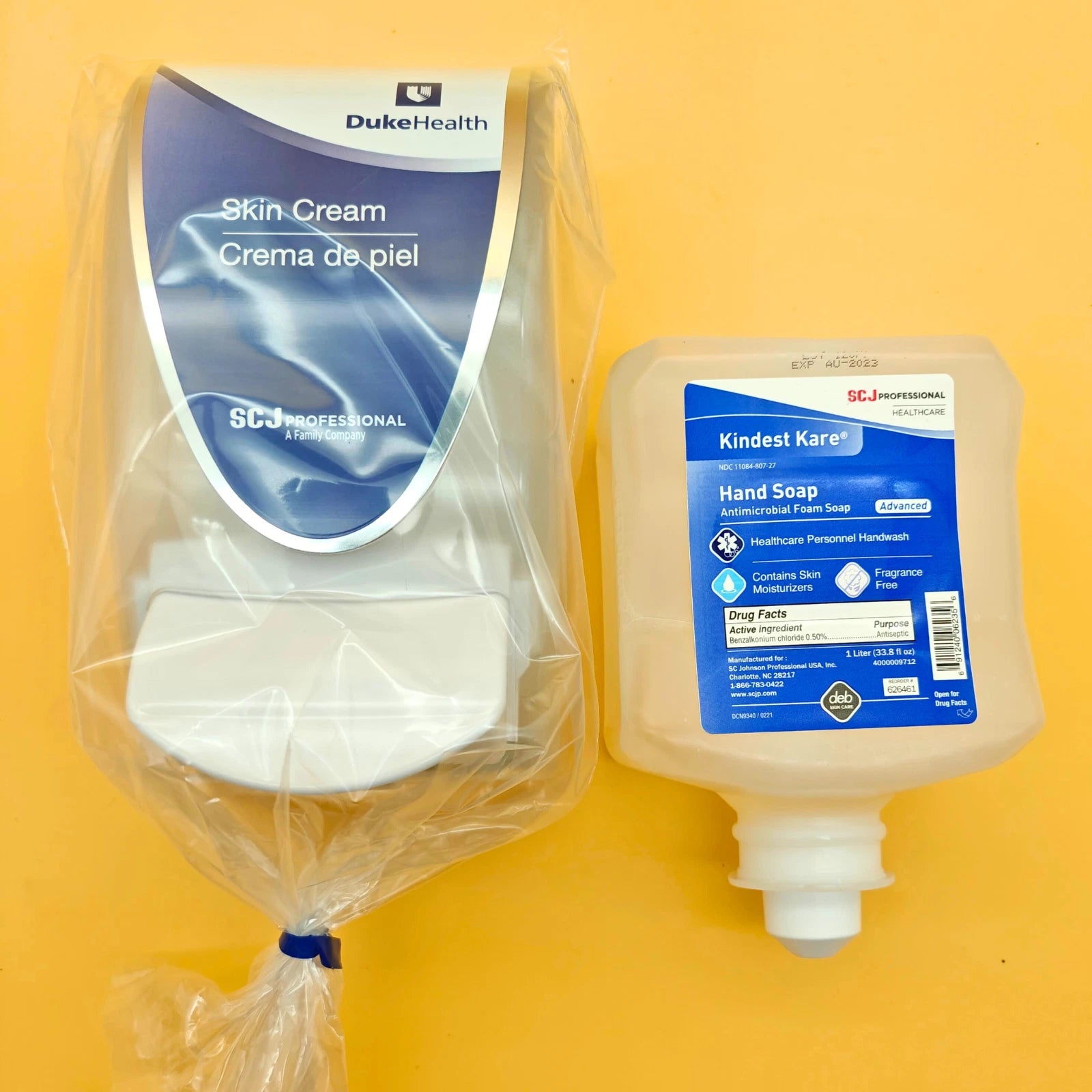 SC Johnson Proline QuickView 1L soap dispenser with Kindest Kare foaming soap