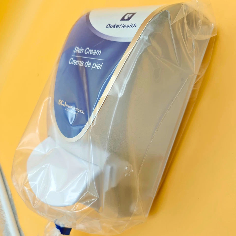 Side view of Proline QuickView 1L soap dispenser