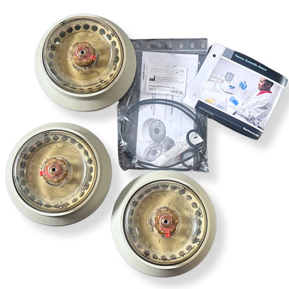 Set of 3 New Thermo Scientific 75003424 Microliter Rotors with ClickSeal Biocontainment Lids
