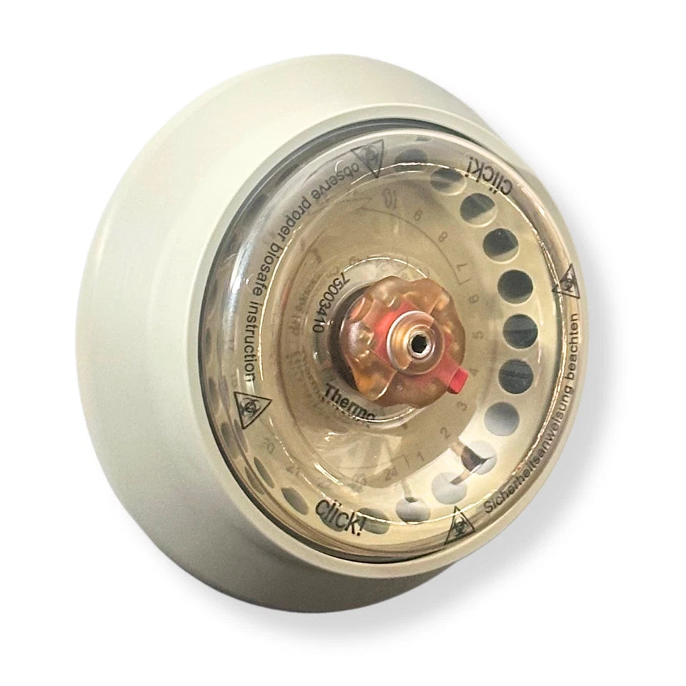 front view of Thermo Scientific microliter centrifuge rotor